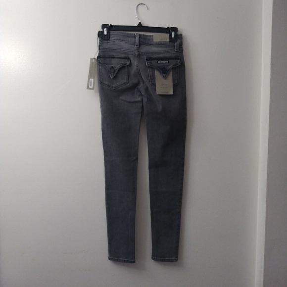 NWT Ladies Grey Gray Mid-Rise Skinny Collin Hudson Jeans Pants 24 (US 0) - Picture 3 of 16